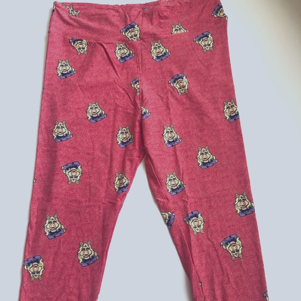 Lularoe TC New Leggings, Disney, Miss Piggy